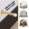 10 PCS - Spring Projection Door Stop in Brass for