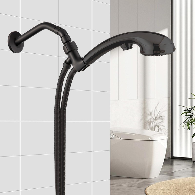 OFFO Shower Head Elbow Adapter, All Metal Handheld Shower Head