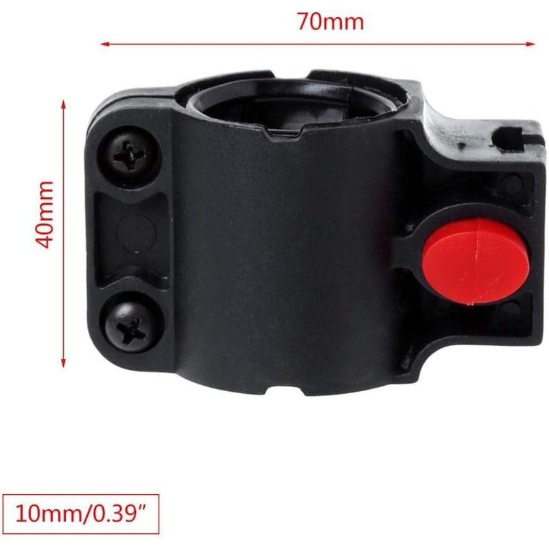 Black Lock Holder,for Bicycle Lock Holder Support Wire Cable Lock