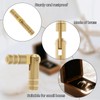 20Pcs 4 mm Hidden Brass Miniature Barrel Hinges, 4 x