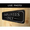 Employees Only Sign for Office Door Wall Home and Business