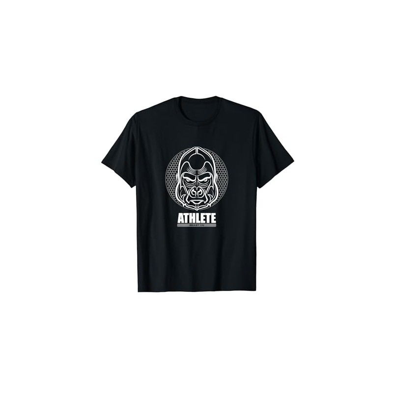Gym Gorilla Kopf Athlet Fitness Training grau modern Gym T-Shirt