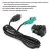 Stereo USB Cable Adapter Switch Button for CD Player Radio