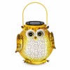Solar Hanging Owl Lantern – IP44 Waterproof Metal Garden Light