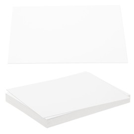 PATIKIL 12.5 x 10 x 0.06 Chipboard Sheets, Pack of 10, 60PT Thick Bookbinding Board, Sturdy Bookbinding Material for Book Cover, White