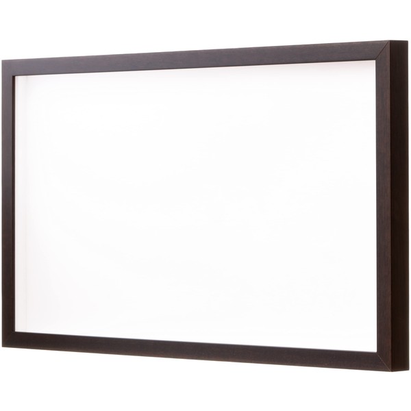 40x20 Brown Walnut Shadow Box Frame | 3/4" of Depth