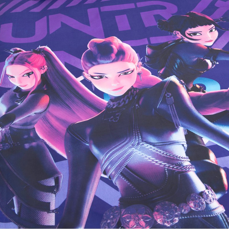 K Pop Demon Hunters Officially Licenced Single Duvet Cover Set