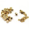 LQ Industrial 25-Pack 1/2" Purse Handbag Feet Nailhead Flat Stud