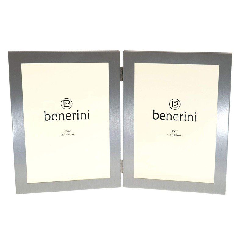 benerini 2 Picture - 5 x 7 inches Brushed Aluminium