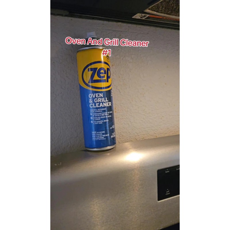 Zep Heavy-Duty Oven & Grill Cleaner Spray – Industrial Strength