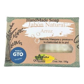 Quetzei Cosméticos Jabón Natural Arroz Blanqueador 100 G Quetzei Cosméticos