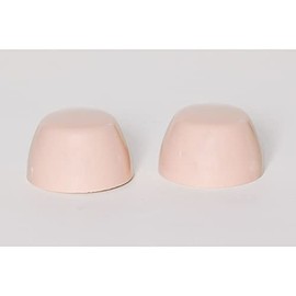 Artesian Color Plastic Replacement Toilet Bolt Caps - Set of 2 - Bahama Pink