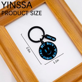 YINSSA Boy Mom Gifts For Birthday Mothers Day Gifts For Mom From Son Unique Mama Keychain Appreciation Gift For Women Birthday Christmas Valentines Present In My Moms Era Key Ring