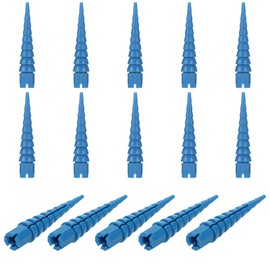 SUMNACON 15 Pcs Adjustable Wood Anchors Wall Anchors, Plastic Fixing Stripped Screw Hole Repair Kit Door Window Hinge Screw Hole Anchor, Screw Anchor Suitable with Screws Sizes #2 to #16 (Blue)