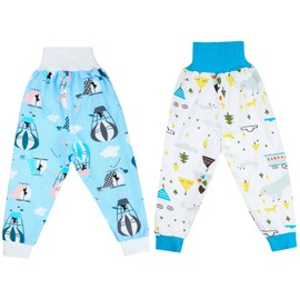 MOEMOE BABY Diaper Pants Waterproof Diaper Short for Boys Potty Training Pants Nighttime Bedwetting Underwear for Kids