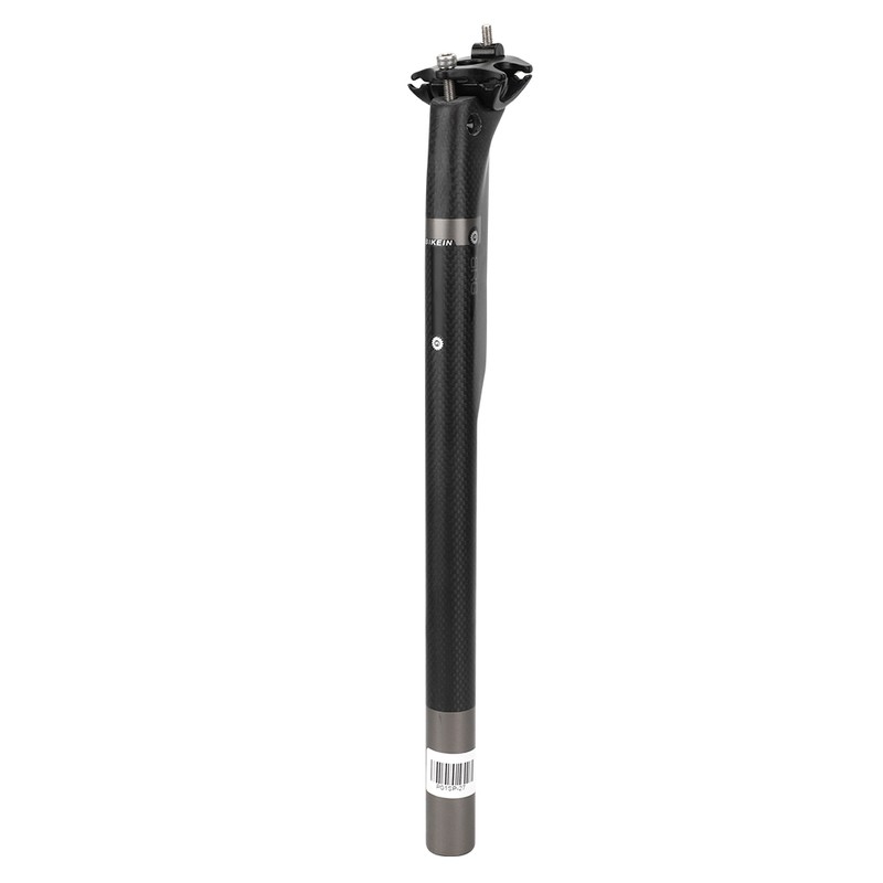 Black Lightweight Carbon Fiber Bike Seat Post Mountain Road Bikes