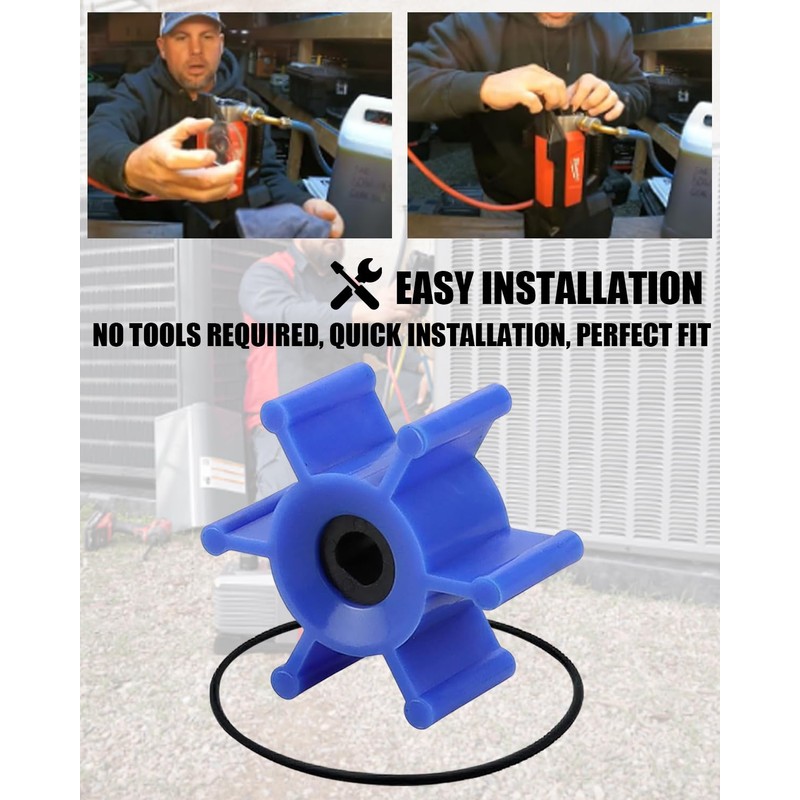 Impeller & O-Ring Kit Compatible with Milwaukee M18 Transfer Pump,