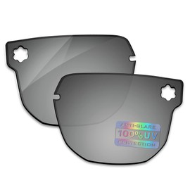 Bowyer POLARIZED Replacement Lenses for Oakley Chrystl OO4136 Sunglasses - Titanium Mirror