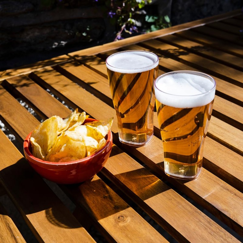 Set of 6 Virtually Unbreakable Reusable Plastic Octagon Shaped Tumblers.