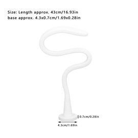 Washer Door Prop, Flexible Washer Door Stopper Magnetic Washing Machine Door Holder Opener Keep Front Load Washer Door Open and Dry to Prevent Damping Fits Most Front Load Washing Machines(White)