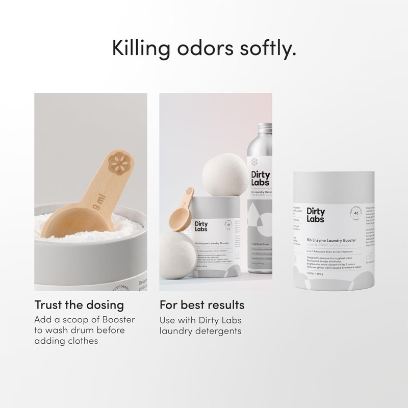 Dirty Labs | Scent Free | Bio Enzyme Laundry Booster