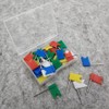 100 Pieces Map Thumb Tacks Colourful Drawing Push Pins with