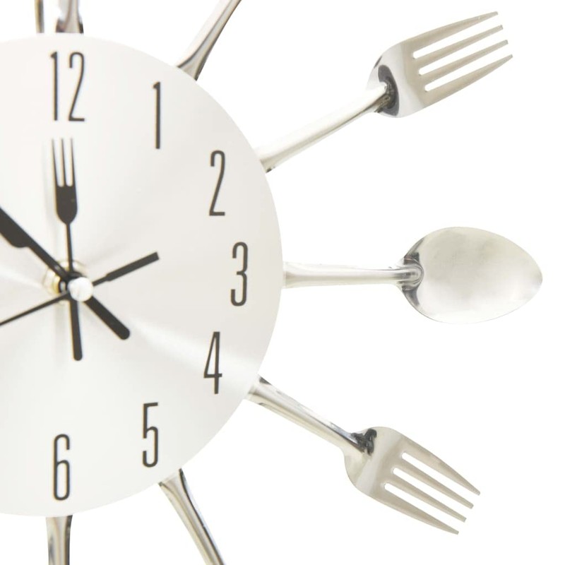 vidaXL Wall Clock with Spoon Fork Design Decorative Wall Clock