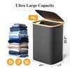 Foluck Large Laundry Hamper, 75L Waterproof Laundry Basket with Lid