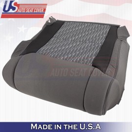 US Auto Seat Cover INC 2014 2015 2016 2017 For Toyota Tundra Passenger Bottom Cloth Cover 2-Tone Gray
