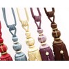 YunNasi 1 Pair Curtain Tie backs Rope Handmade Tassel Curtain