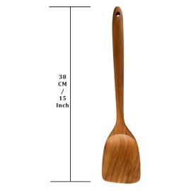 CCcollections Wooden Kitchen Utensil Sets - Teak Utensils (Set A - Spatula 8 Sets)