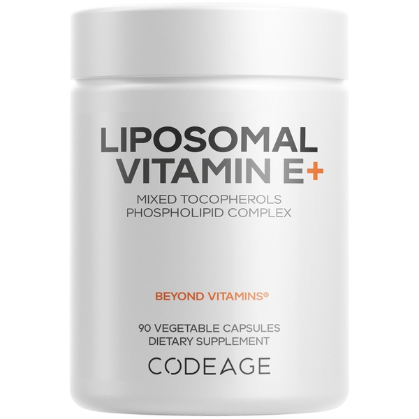 Codeage Liposomal Vitamin E Supplement - All Vitamin E Tocopherols