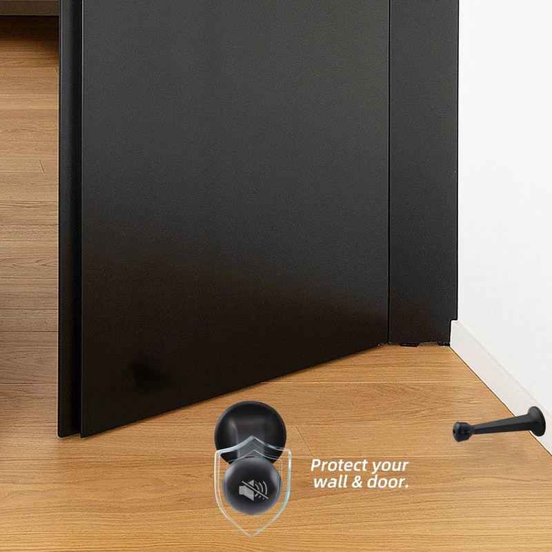 HOME MASTER HARDWARE 12-Pack Heavy Duty Solid Rigid Door Stop