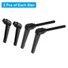 sourcing map 4pcs Clamping Lever Adjustable Handle Set Metric M6