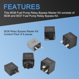 9038 Diagnostic scan Tool Bypass Master kit 9038 Relay Bypass Relay Tester Fuel Pump Relay Bypass Master Kit