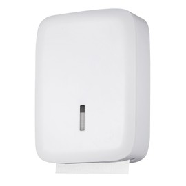 Stardrix Commercial Paper Towel Dispenser Wall Mount with Lock – Fits 400+ Multifold/Trifold/Z-Fold/C-Fold Towels – Large Paper Towel Holder for Bathroom, Kitchen, Office, Home or Business (White)