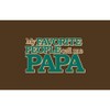 CafePress My Favorite People Call Me Papa Oval Car Bumper