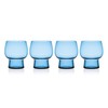 Mikasa Phoebe Double Old Fashioned Beverage, Set of 4, Blue