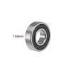 sourcing map Imperial Ball Bearings ABEC-3 Bearing R8-2RS 2Qty