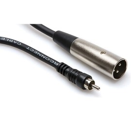 Hosa XRM-115 Unbalanced RCA to XLR Male 15 feet Cable Adapter
