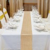 Newwiee 6 Pack Plastic Table Runner 14 x 108 Inch