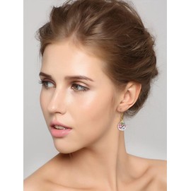 Christmas Glass Bauble Earrings for Girls Glass Drop Earrings Christmas Earrings Gift for Women