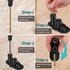 105PCS Squeaky Floor Repair Kit with 5 Tools and 100