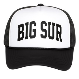 Mens Womens California Trucker Hats - Varsity Snapback Cap, Big Sur