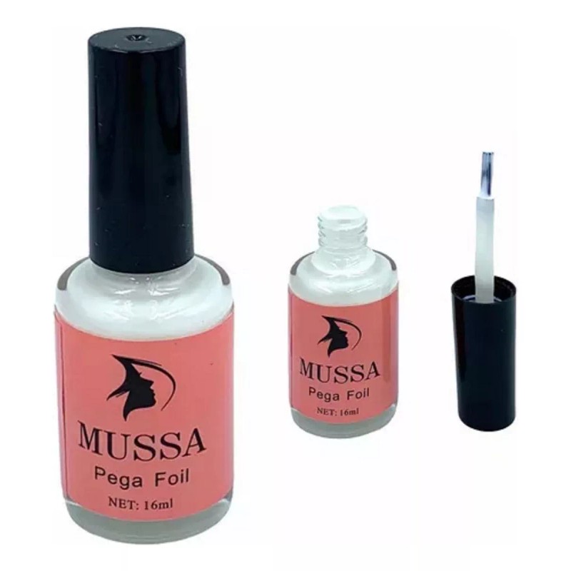 Lé Mussa Pegamento Para Foil Uñas Gel Mussa Caja Con