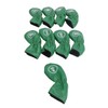 9pcs Golf Club Cover PU Leather Stylish Portable Golf Head