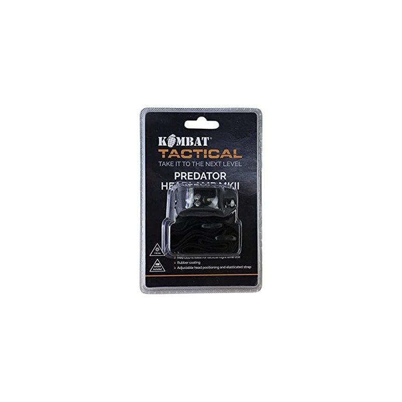 Kombat Tactical MKII Predator Headlamp Black