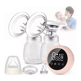 Extractor de Leche Recargable Sacaleches Eléctrico con 2 Modos Extractor de Leche Materna con 9 Niveles de Succión Pantalla LCD Extractor de Leche Portátil para Viajes y Hogar
