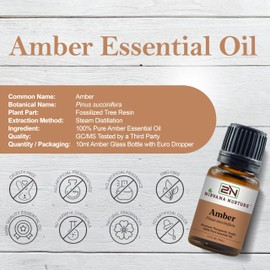 Nirvana Nurture Amber Essential Oil 100% Pure Premium Therapeutic Grade, Undiluted
