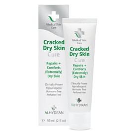 ALHYDRAN Cracked Dry Skin Care Cream with Pure Aloe Vera Gel | Immediate Nourishment & Long-Lasting Hydration | Softens, Repairs, and Strengthens Skin | 59ml